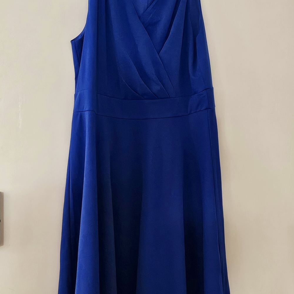 Grace KARIN Elegant Blue Sleeveless Dress